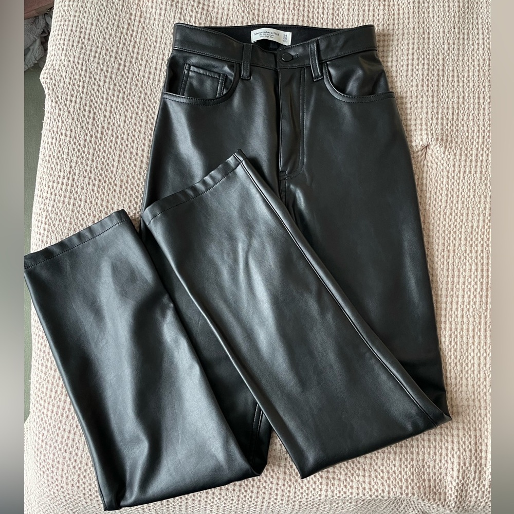 Abercrombie pleather pants